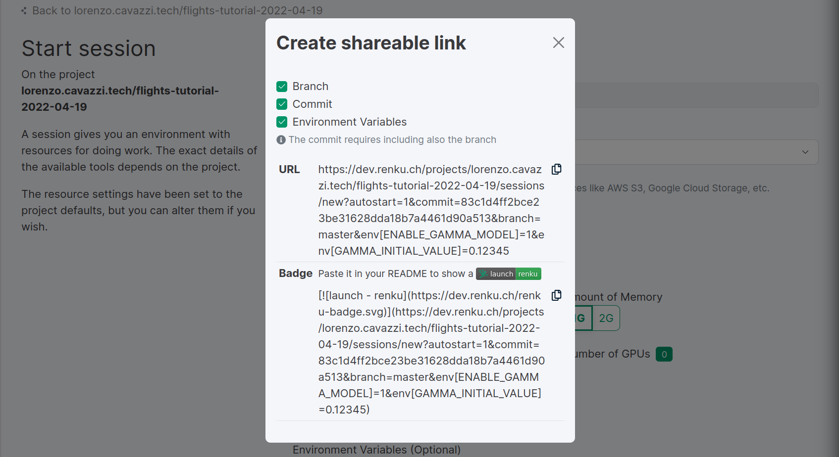 Workflows list